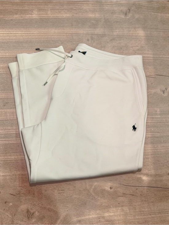 Polo Ralph Lauren Other - Polo Ralph Lauren Mens Size 1XB Joggers White Fleece Pony Logo Sweatpants NEW